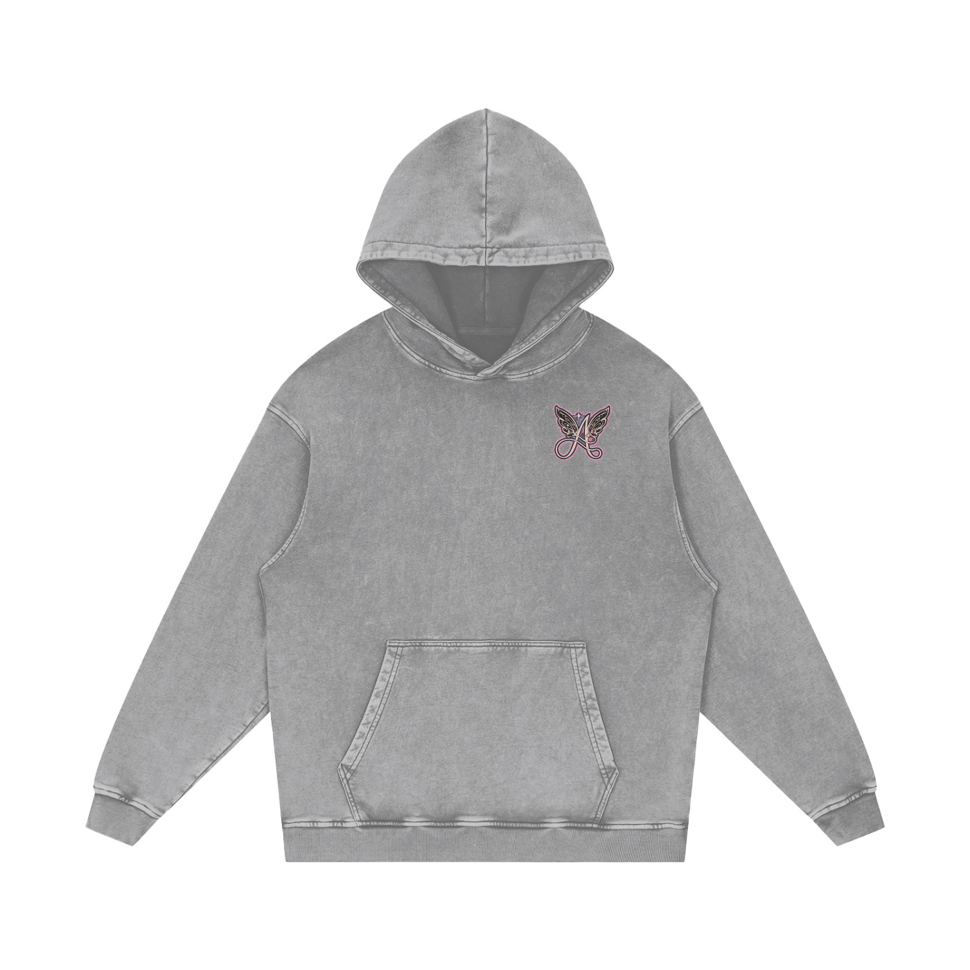 FairyDIDI Acid Wash Oversize Hoodie