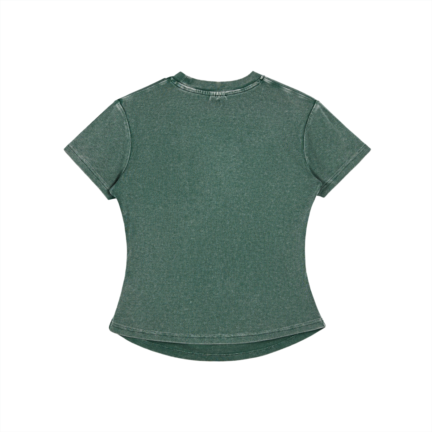 Aonaran GamerX Vintaged-Wash Bodycon Cotton T-Shirt