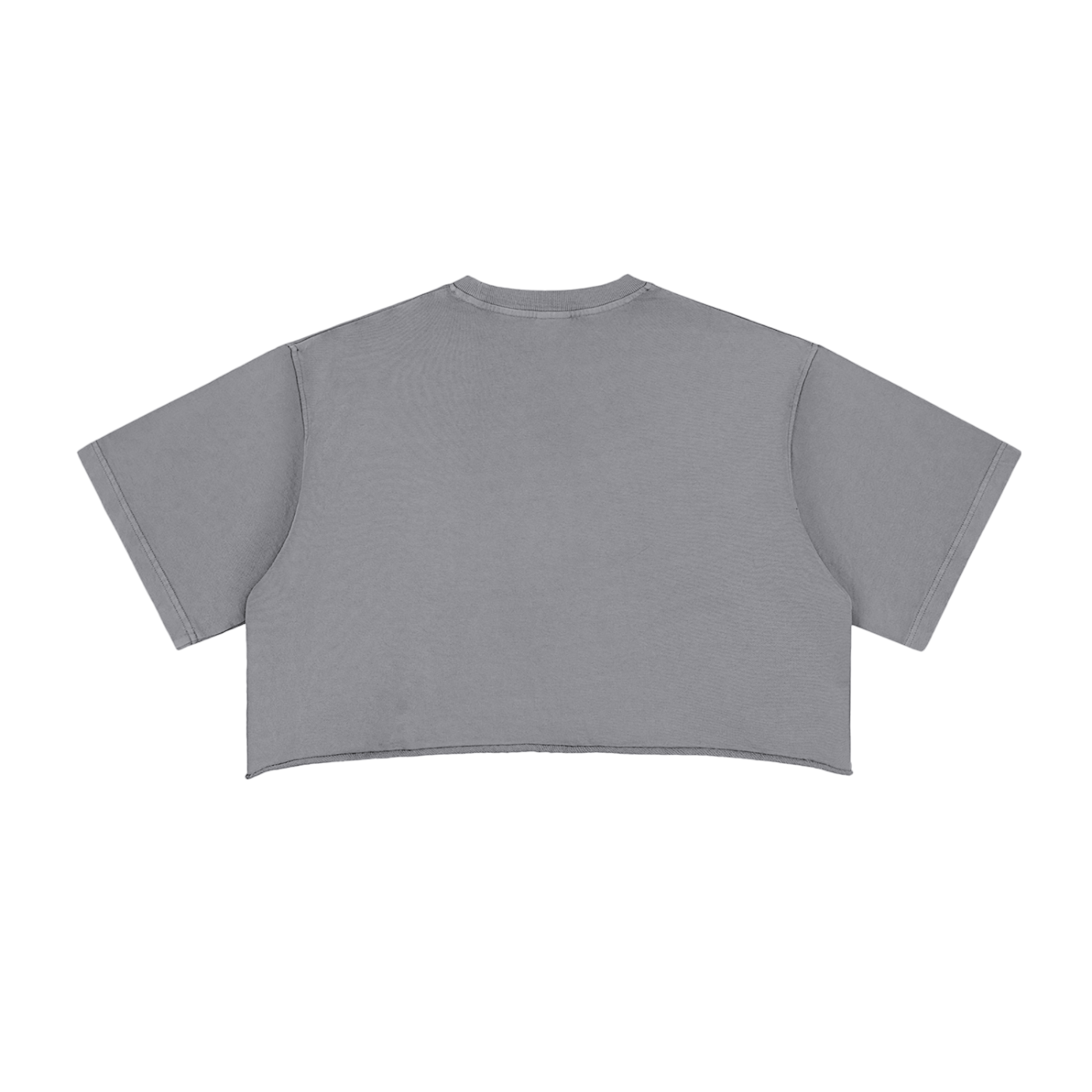 Aonaran GamerX Snow Washed Raw Edge Crop Top
