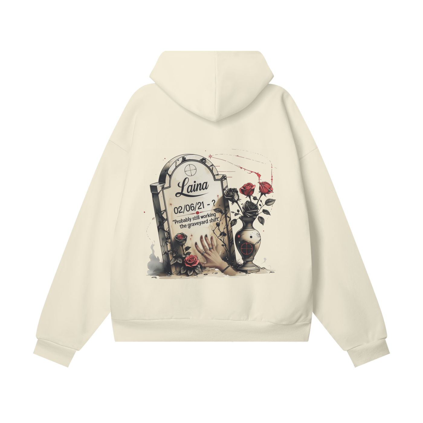 Laina Oversize Heavyweight Hidden Pocket Fleece Hoodie