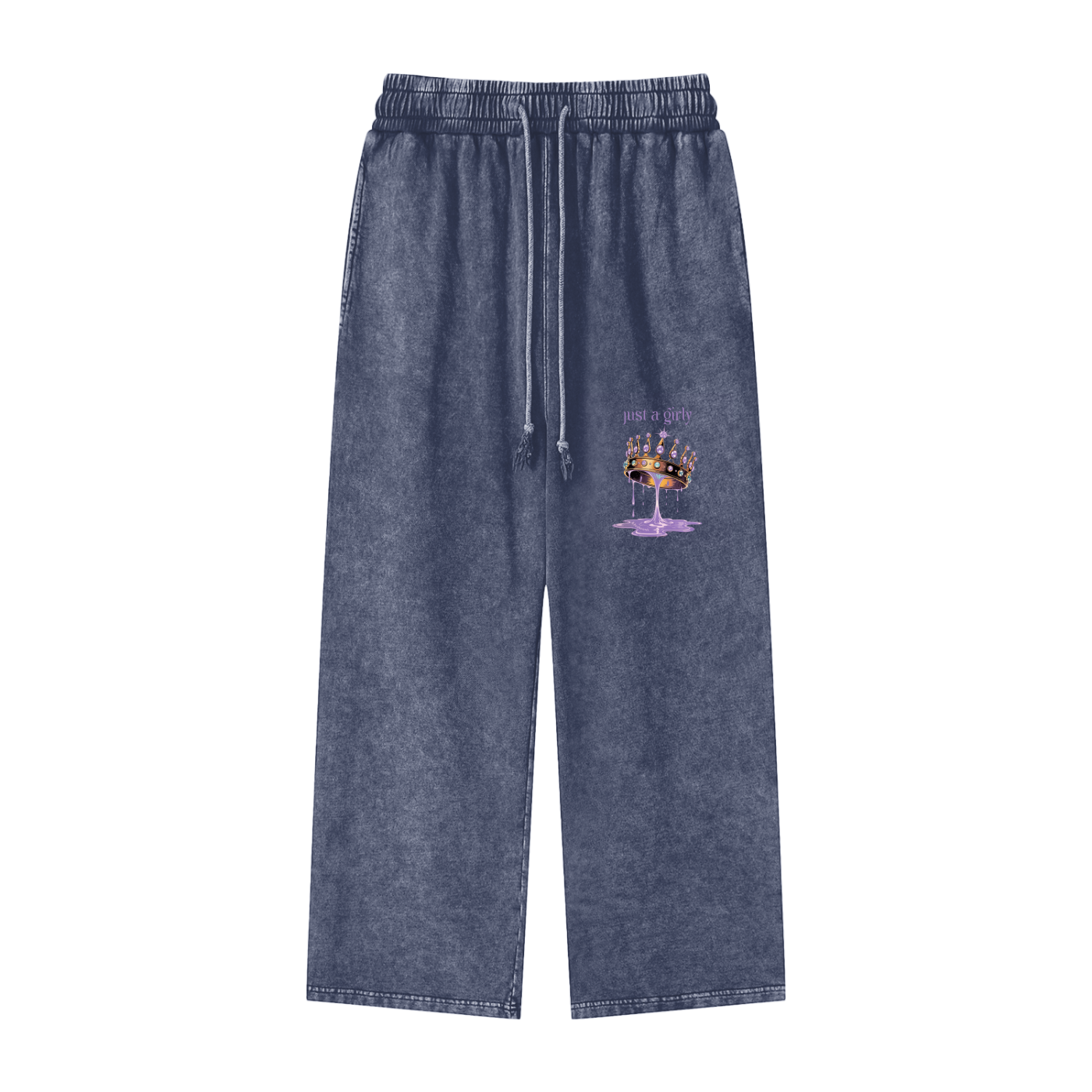 Khaleesi Acid Wash Straight Leg Pants