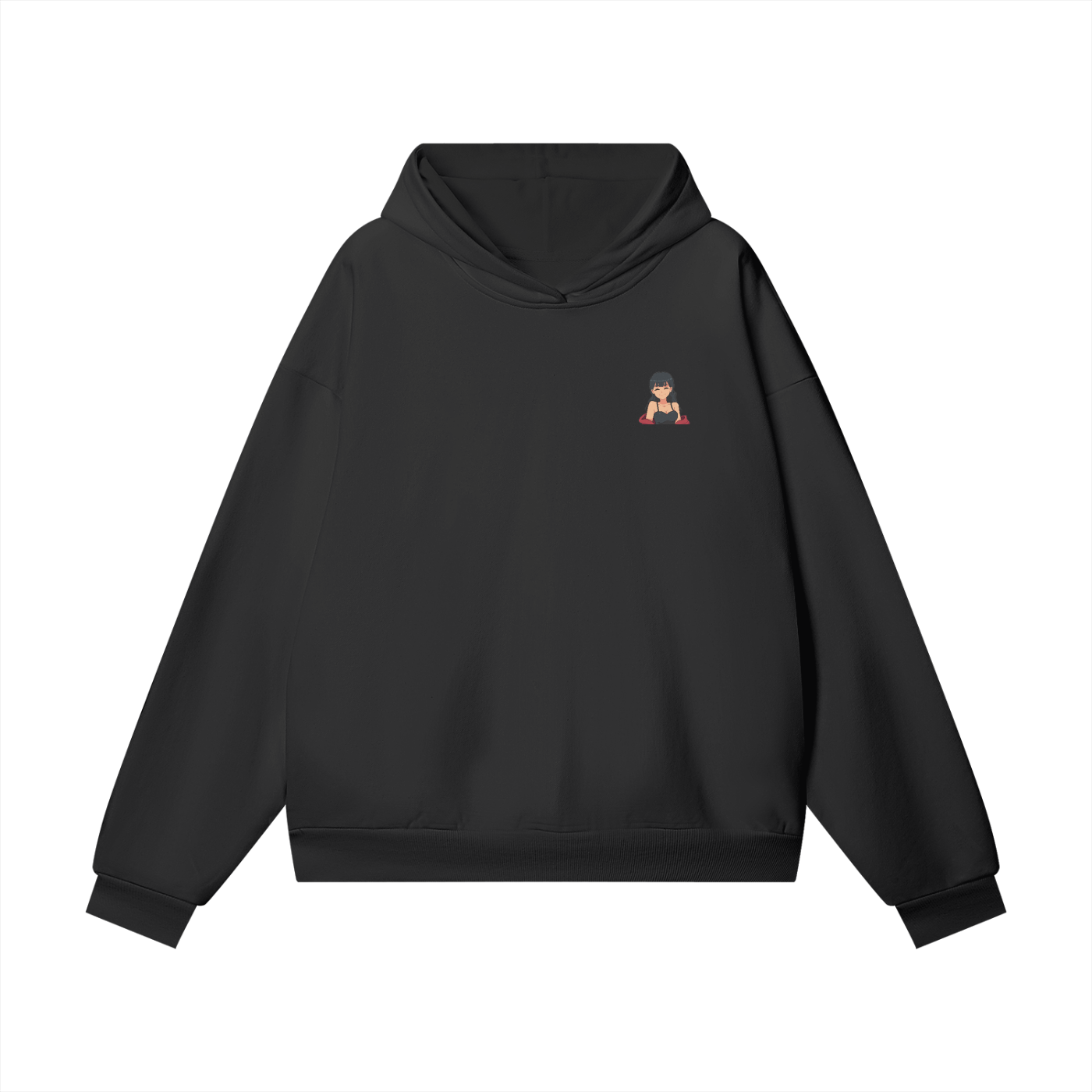 HeyItzMiks Oversize Heavyweight Hidden Pocket Fleece Hoodie