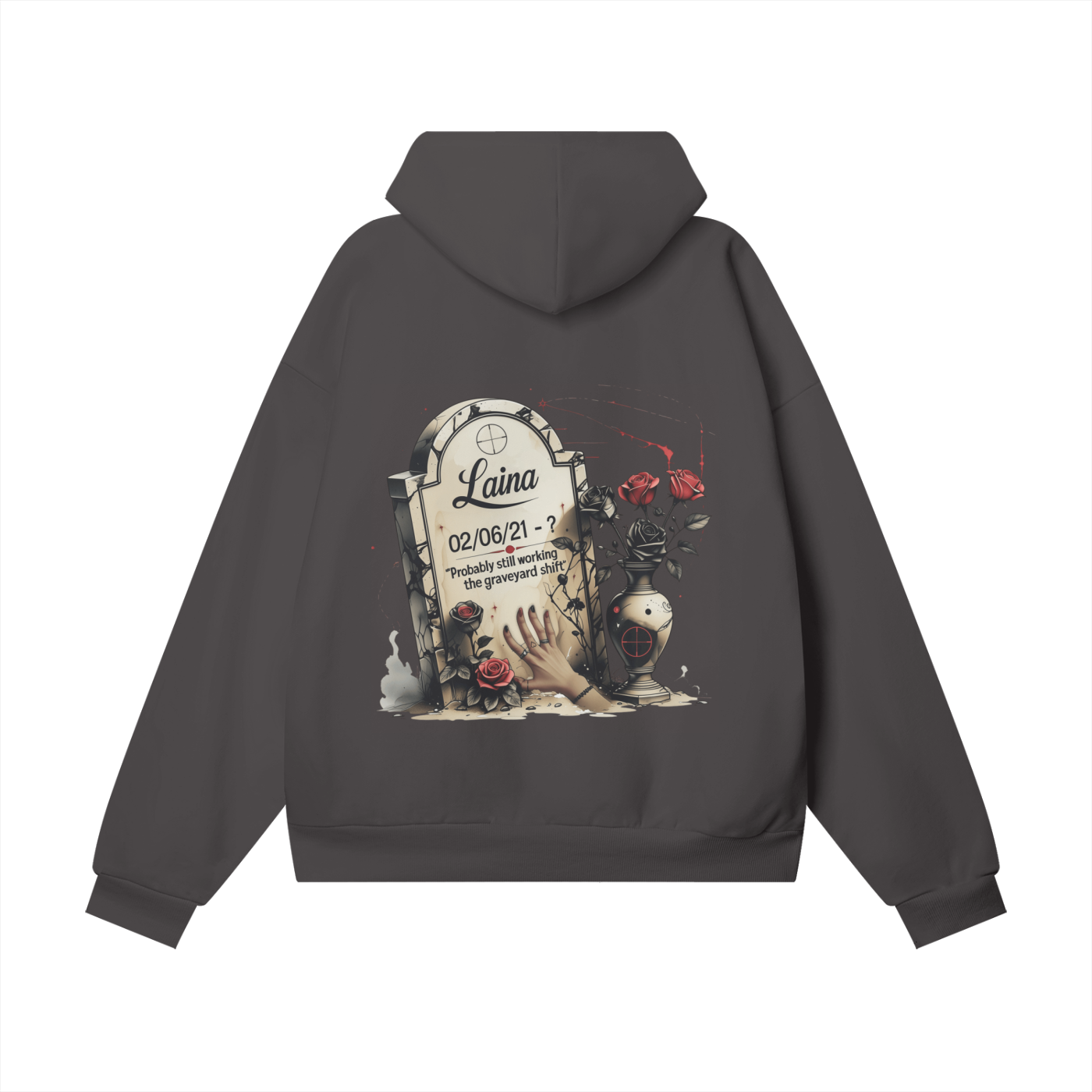 Laina Oversize Heavyweight Hidden Pocket Fleece Hoodie