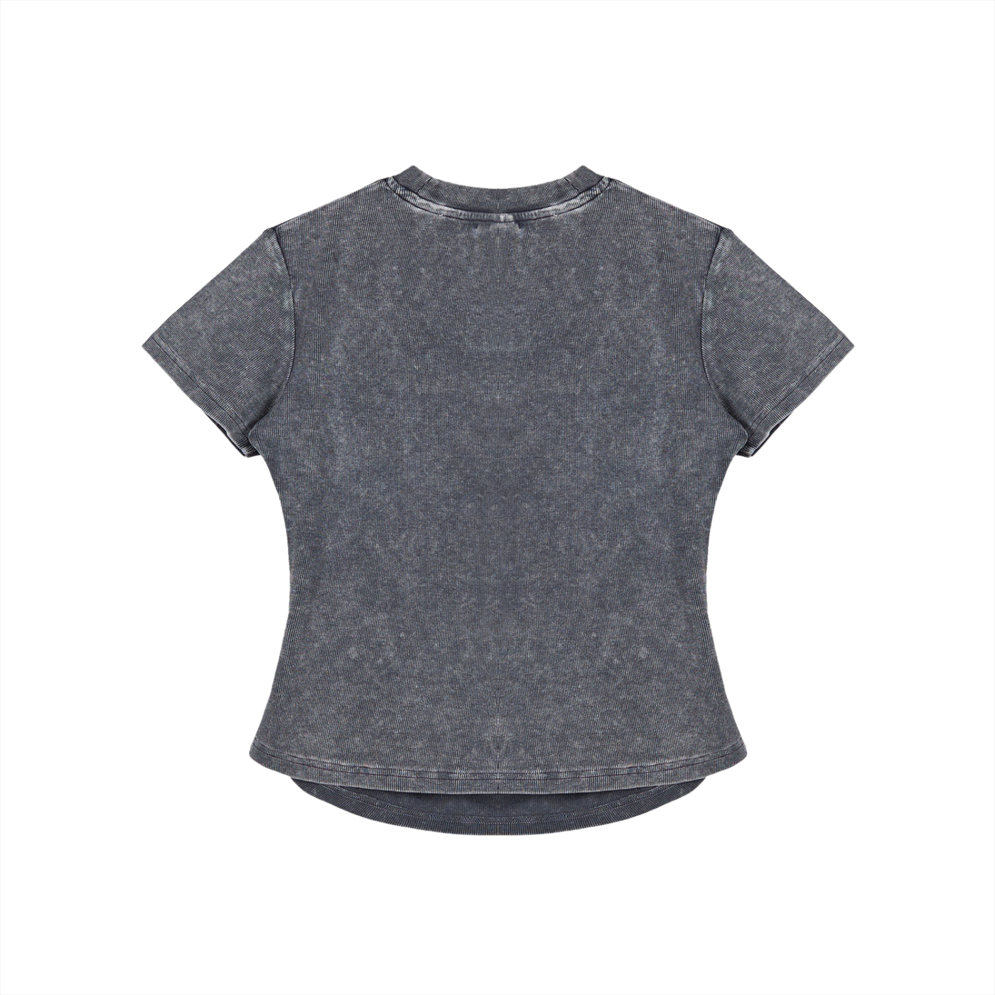 Aonaran GamerX Vintaged-Wash Bodycon Cotton T-Shirt