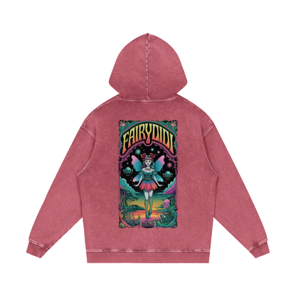 FairyDIDI Acid Wash Oversize Hoodie