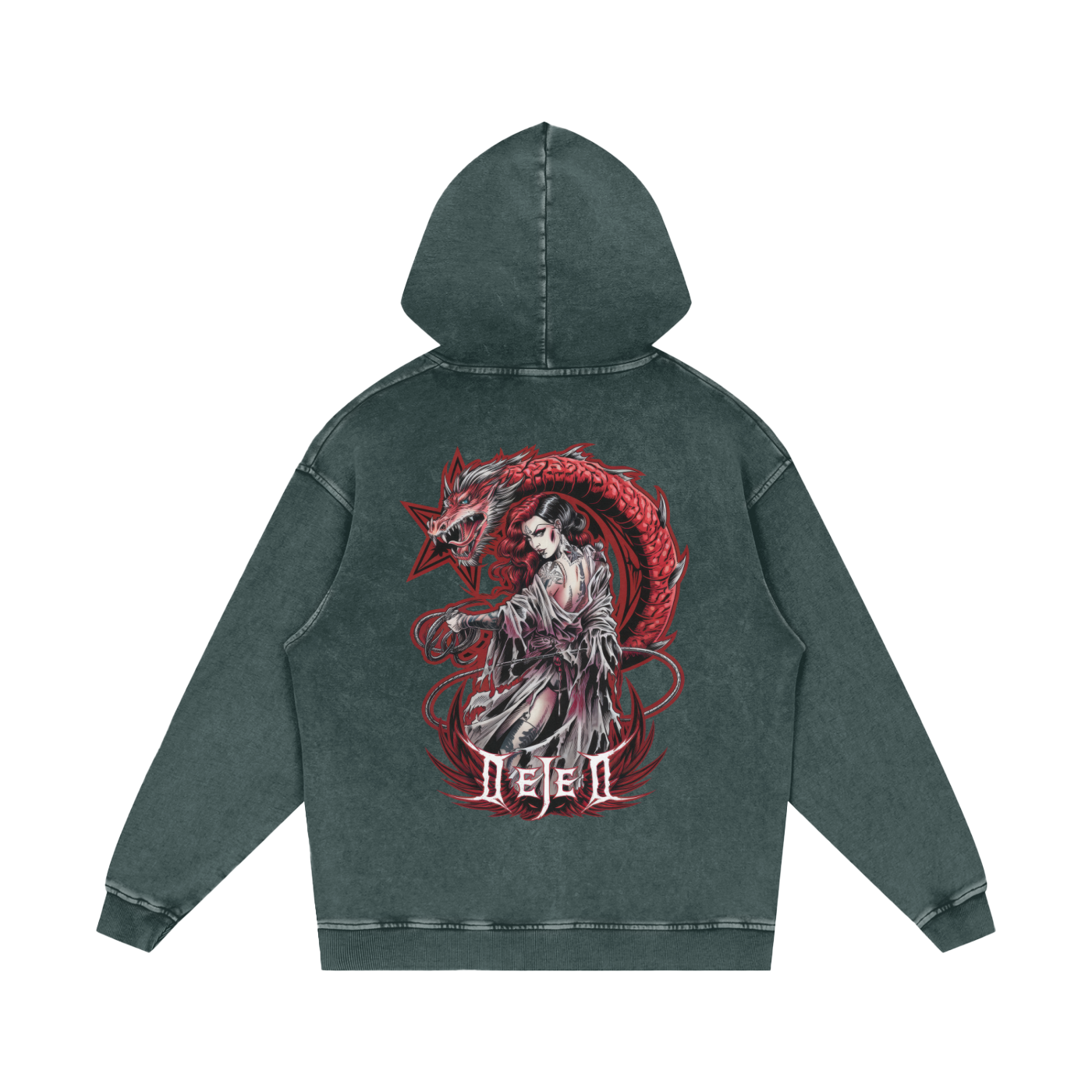 Dejen Season 2 Acid Wash Oversize Hoodie