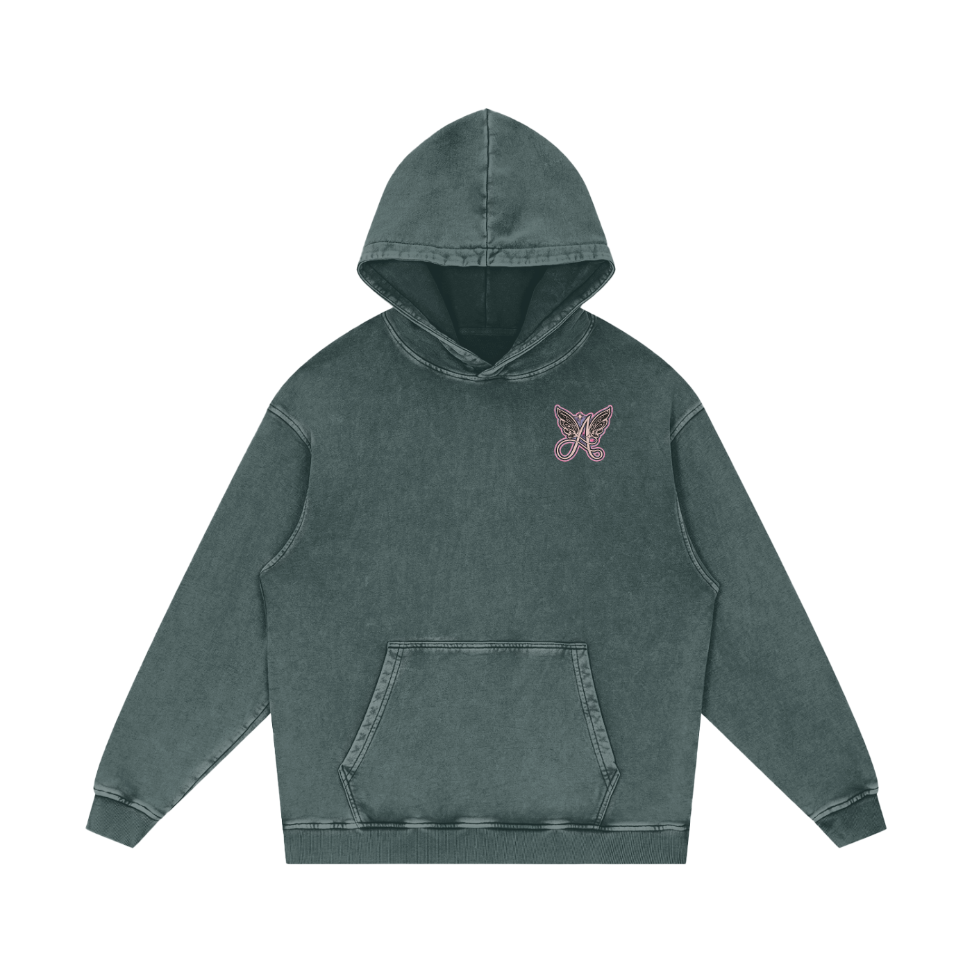 FairyDIDI Acid Wash Oversize Hoodie
