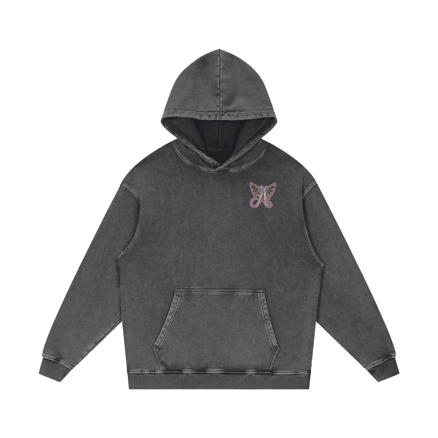 FairyDIDI Acid Wash Oversize Hoodie