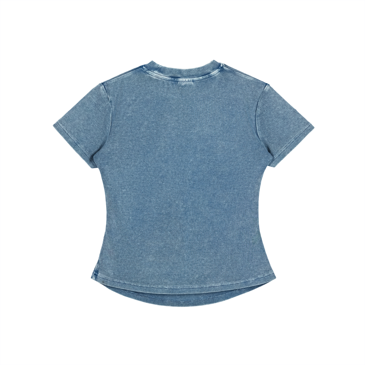 Aonaran GamerX Vintaged-Wash Bodycon Cotton T-Shirt