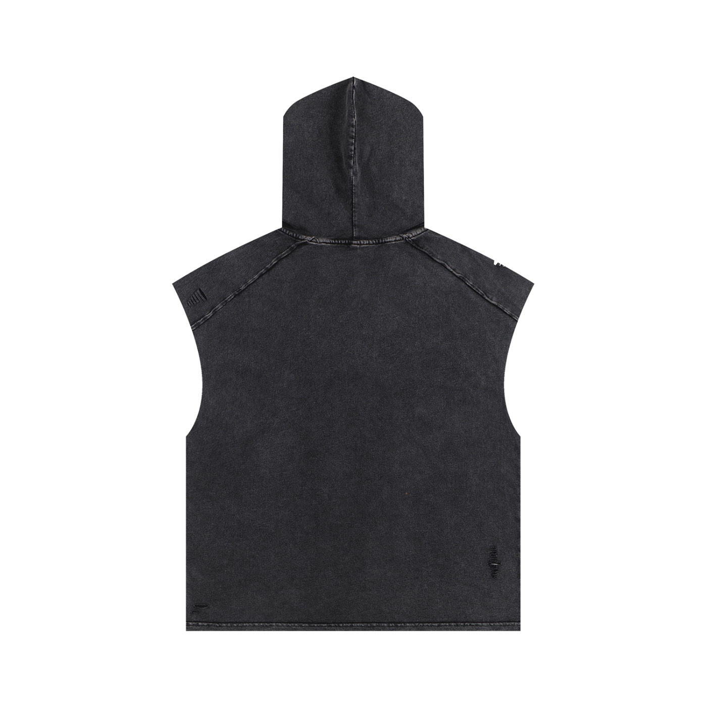 Aonaran GamerX Snow Washed Boxy Hooded Tank Top
