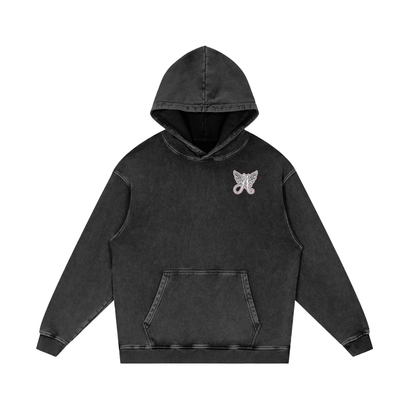 FairyDIDI Acid Wash Oversize Hoodie