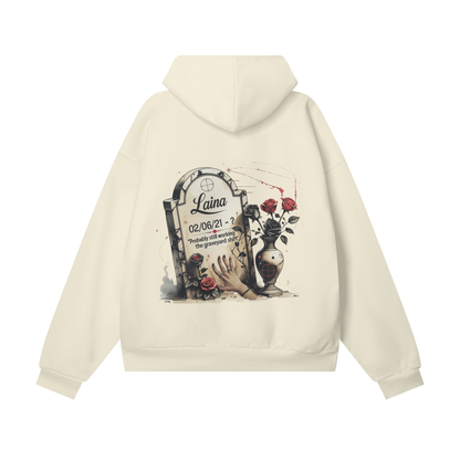 Laina Oversize Heavyweight Hidden Pocket Fleece Hoodie