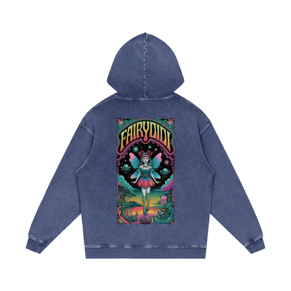 FairyDIDI Acid Wash Oversize Hoodie