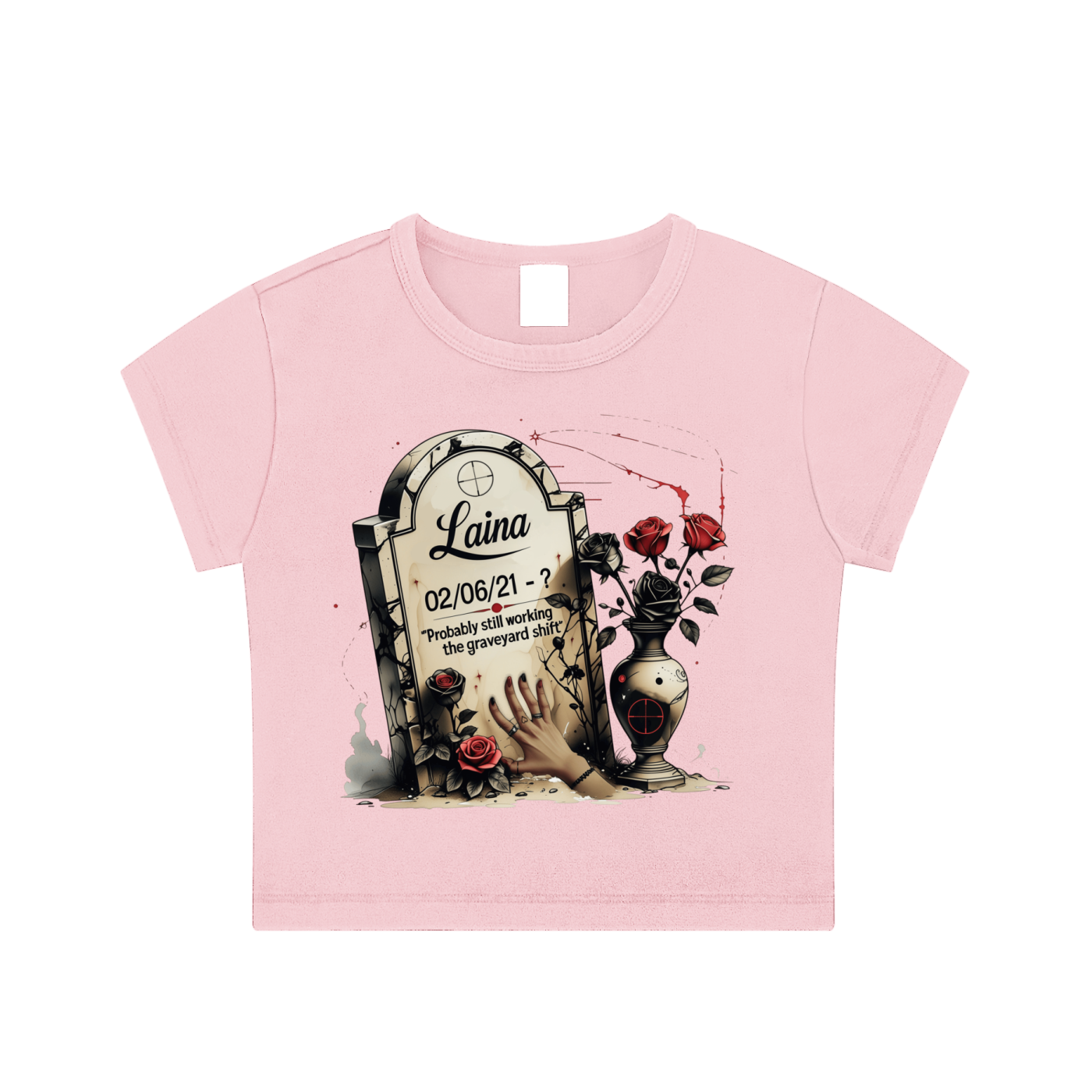 Laina Snow Washed Crop Top