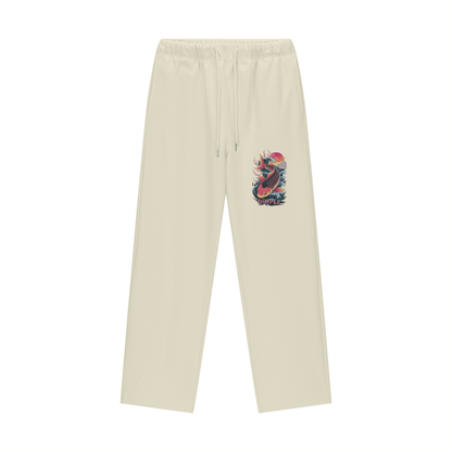 Dimple Fleece Lined Straight Leg Pants