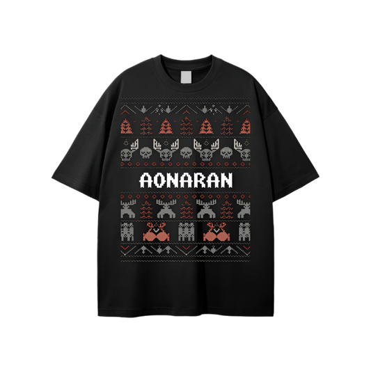 Aonaran Ugly Xmas Unisex Loose Fit T-Shirt