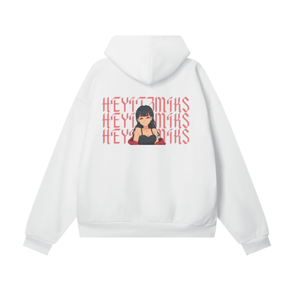 HeyItzMiks Oversize Heavyweight Hidden Pocket Fleece Hoodie